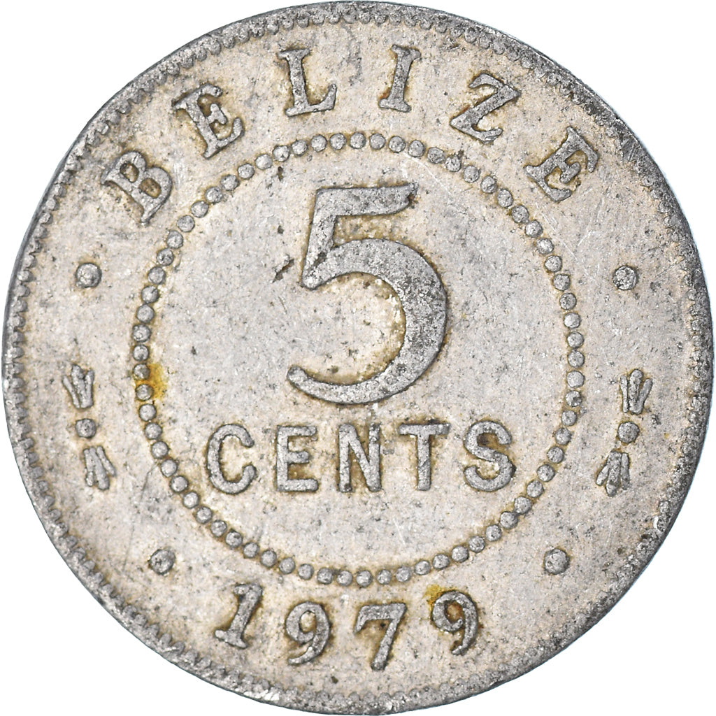 Coin, Belize, 5 Cents, 1979