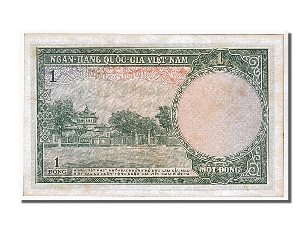 Banknote, South Viet Nam, 1 D<ox>ng, 1956, KM:1a, UNC(65-70)