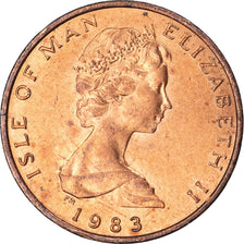 Coin, Isle of Man, 1/2 Penny, 1983