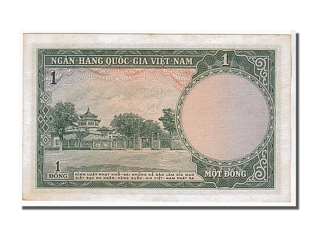 Banknote, South Viet Nam, 1 D<ox>ng, 1956, UNC(65-70)
