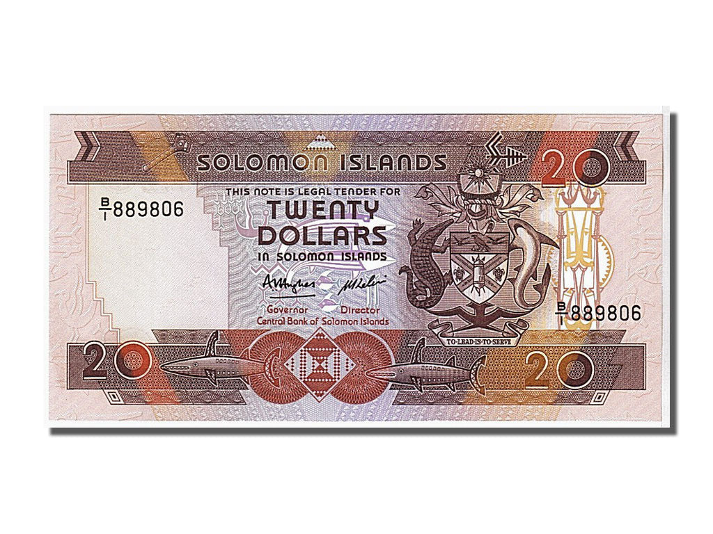 Banknote, Solomon Islands, 20 Dollars, 1986, KM:16a, UNC(65-70)