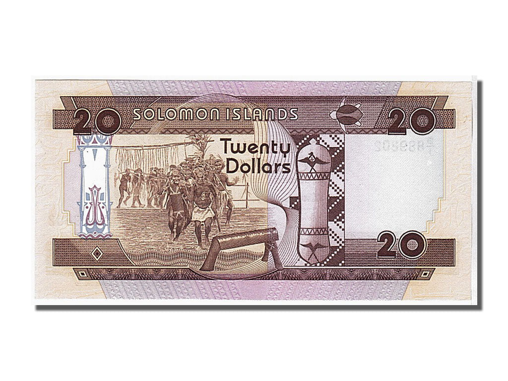 Billete, 20 Dollars, 1986, Islas Salomón, UNC