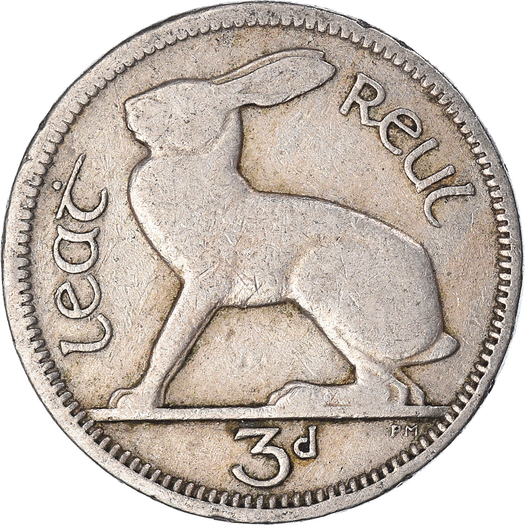 Moneda, REPÚBLICA DE IRLANDA, 3 Pence, 1943