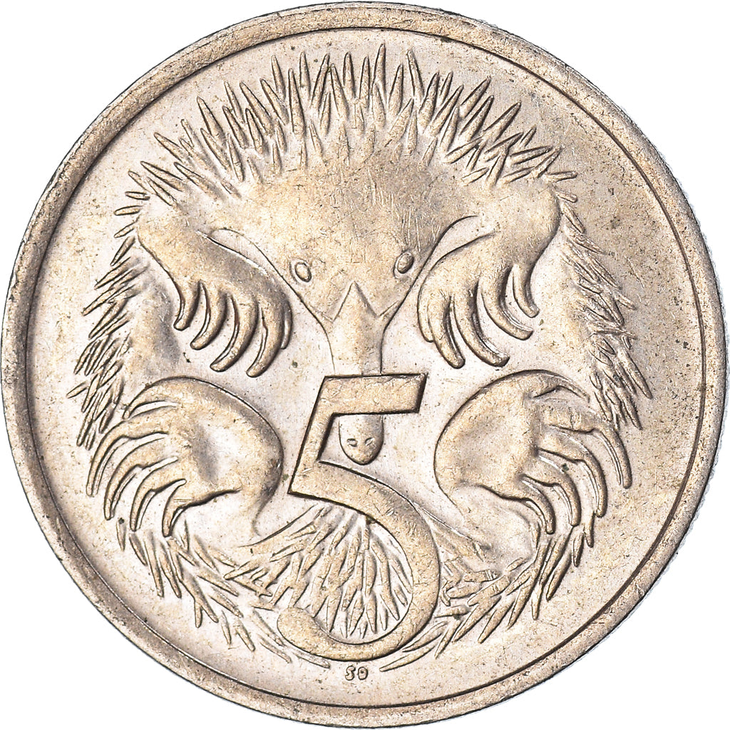 Moneta, Australia, 5 Cents, 1980
