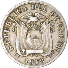 Coin, Ecuador, 5 Centavos, Cinco, 1918