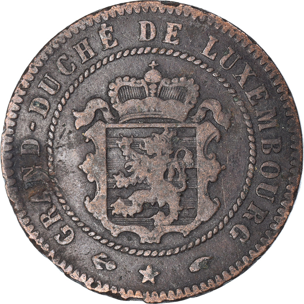 Coin, Luxembourg, 5 Centimes, 1855