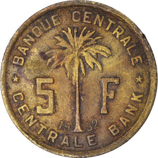 Coin, Belgian Congo, 5 Francs, 1952