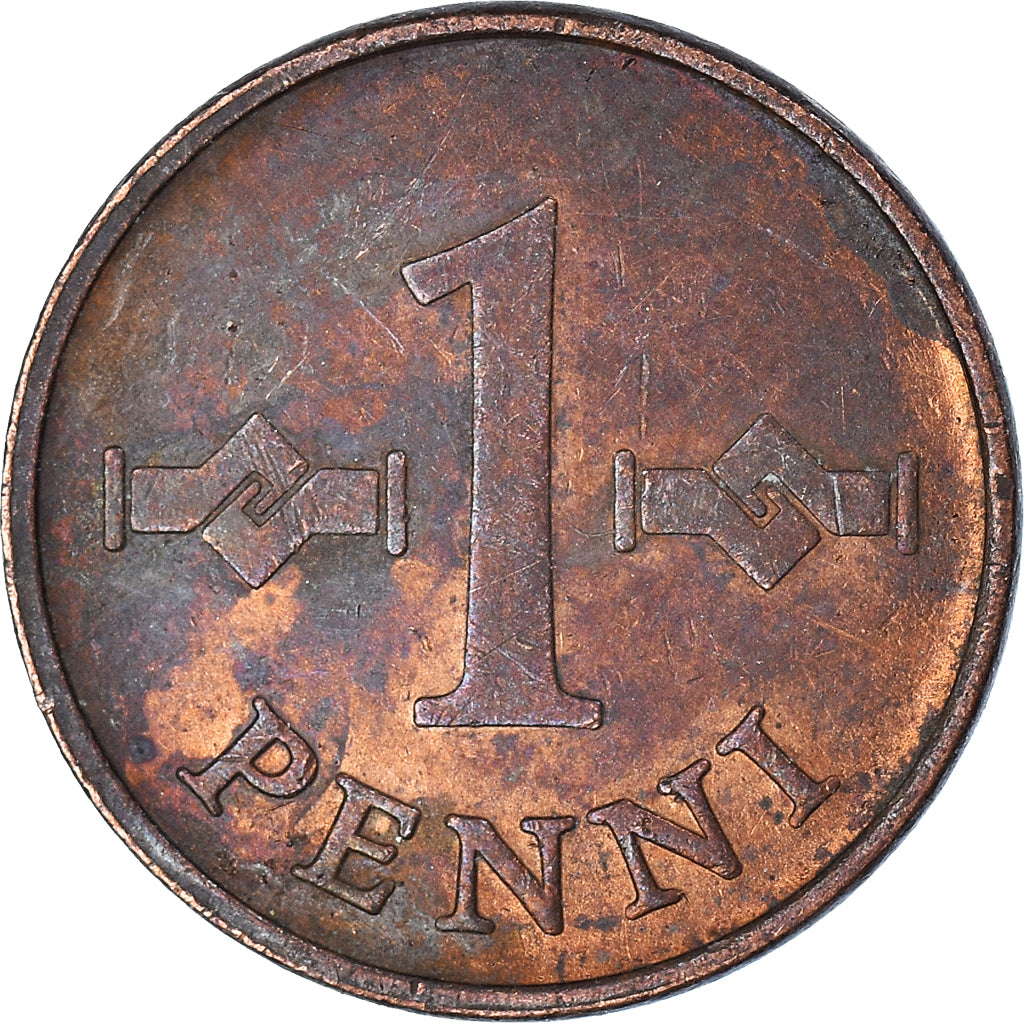 Moneda, Finlandia, Penni, 1964