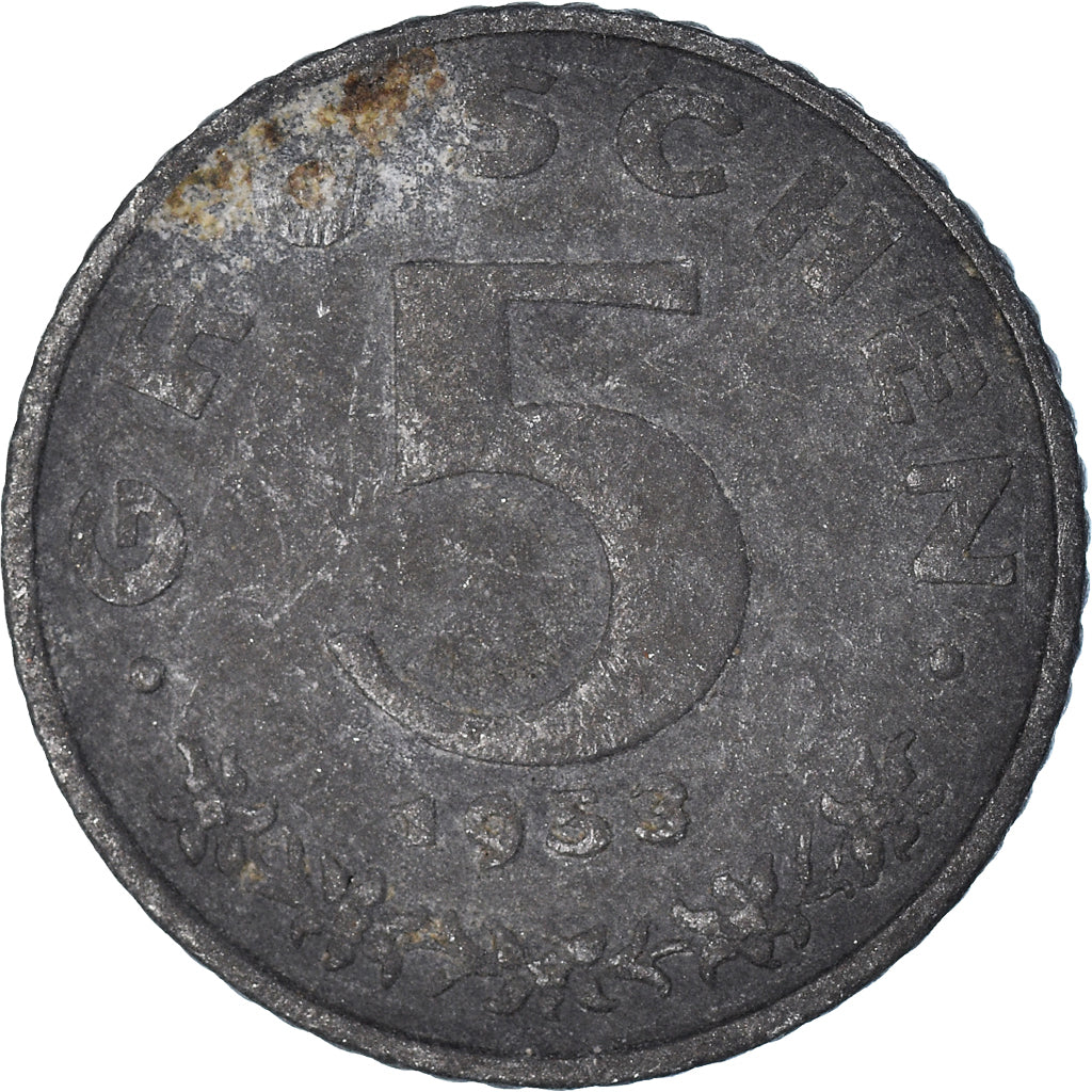 Coin, Austria, 5 Groschen, 1953
