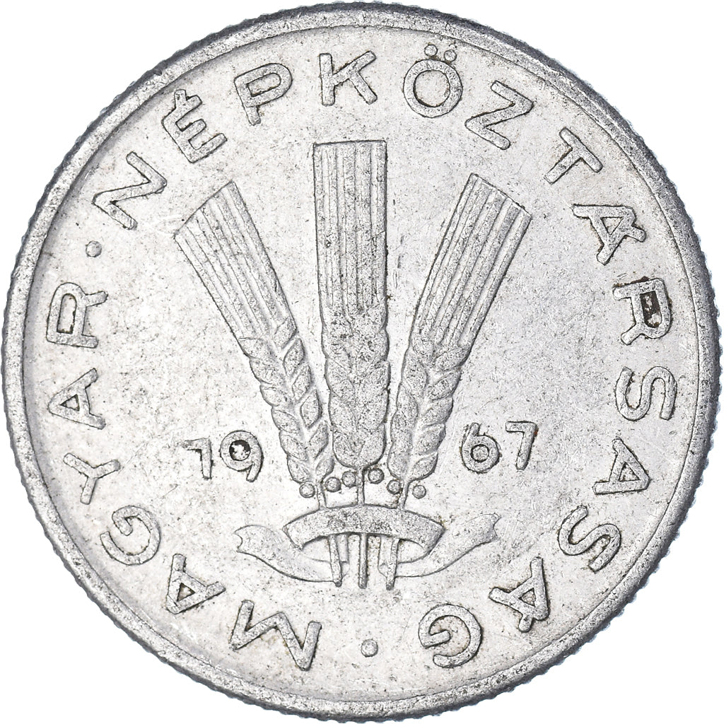 Moneda, Hungría, 20 Fillér, 1967
