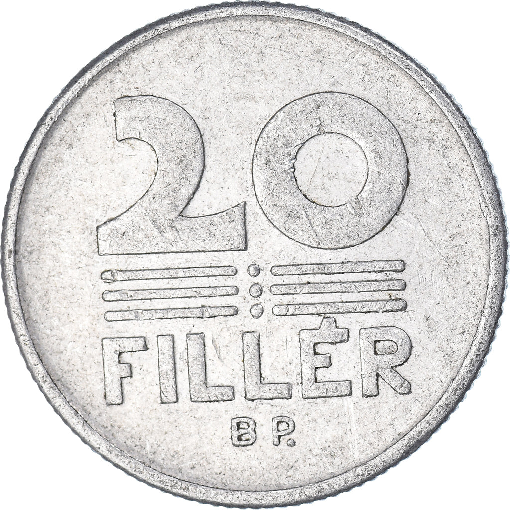 Moneda, Hungría, 20 Fillér, 1967