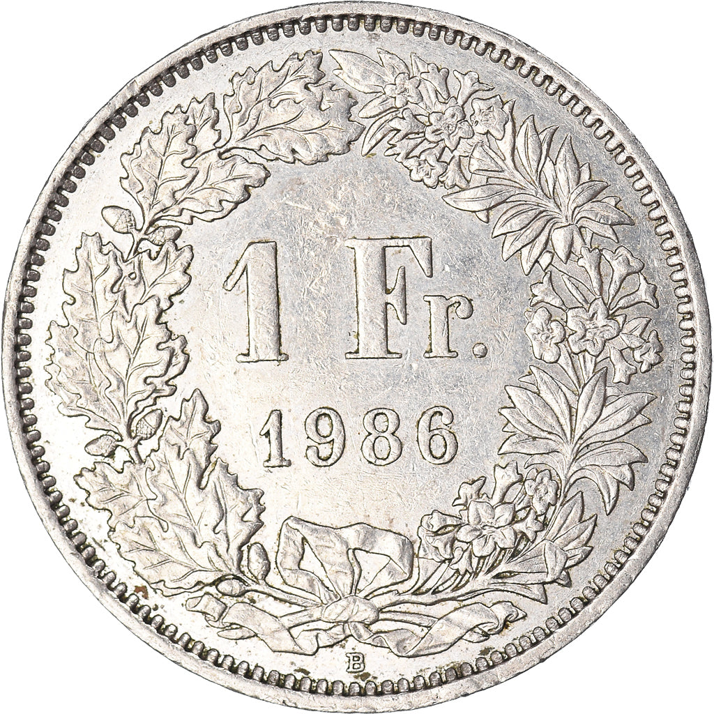 Moneta, Svizzera, Franc, 1986