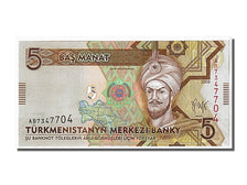 Banknote, Turkmenistan, 5 Manat, 2009, KM:23a, UNC(65-70)