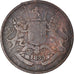 Munten, INDIA-BRITS, 1/4 Anna, 1833