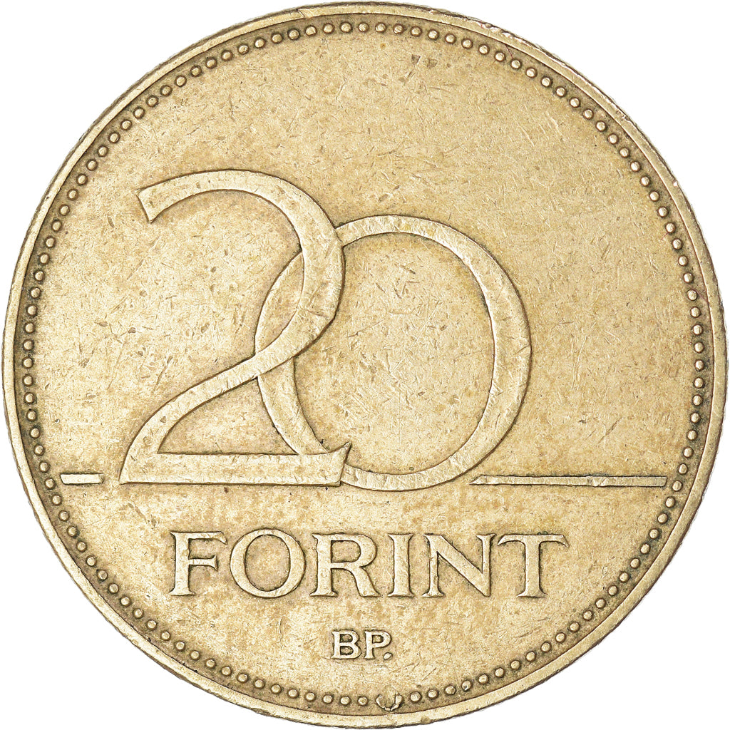 Moeda, Hungria, 20 Forint, 1995