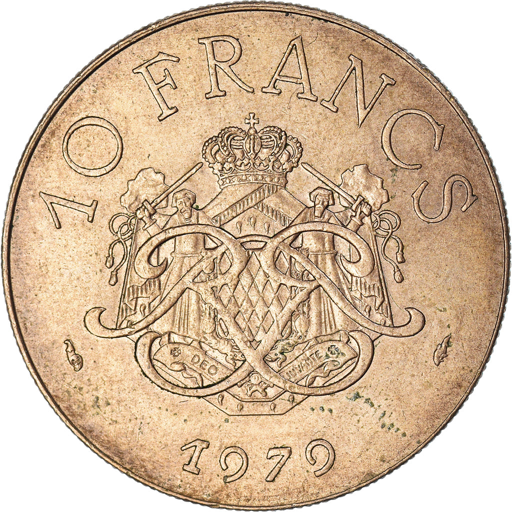 Coin, Monaco, 10 Francs, 1979
