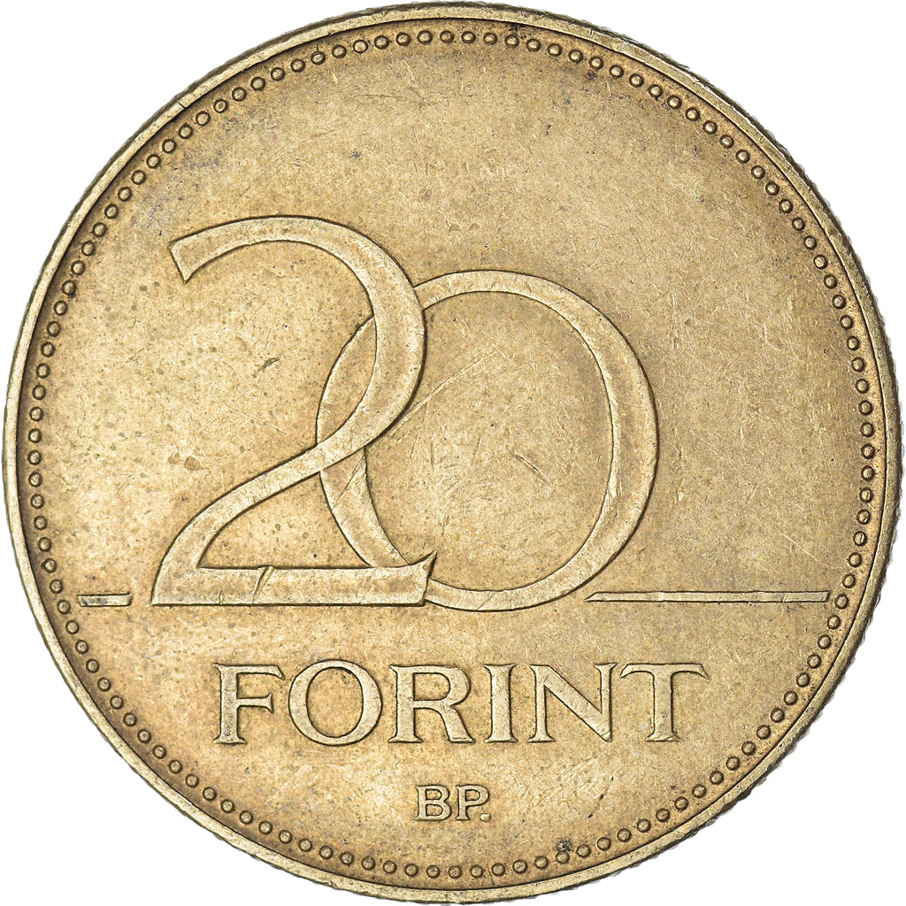 Moeda, Hungria, 20 Forint, 2004