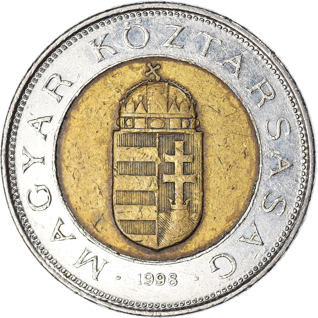 Moeda, Hungria, 100 Forint, 1998