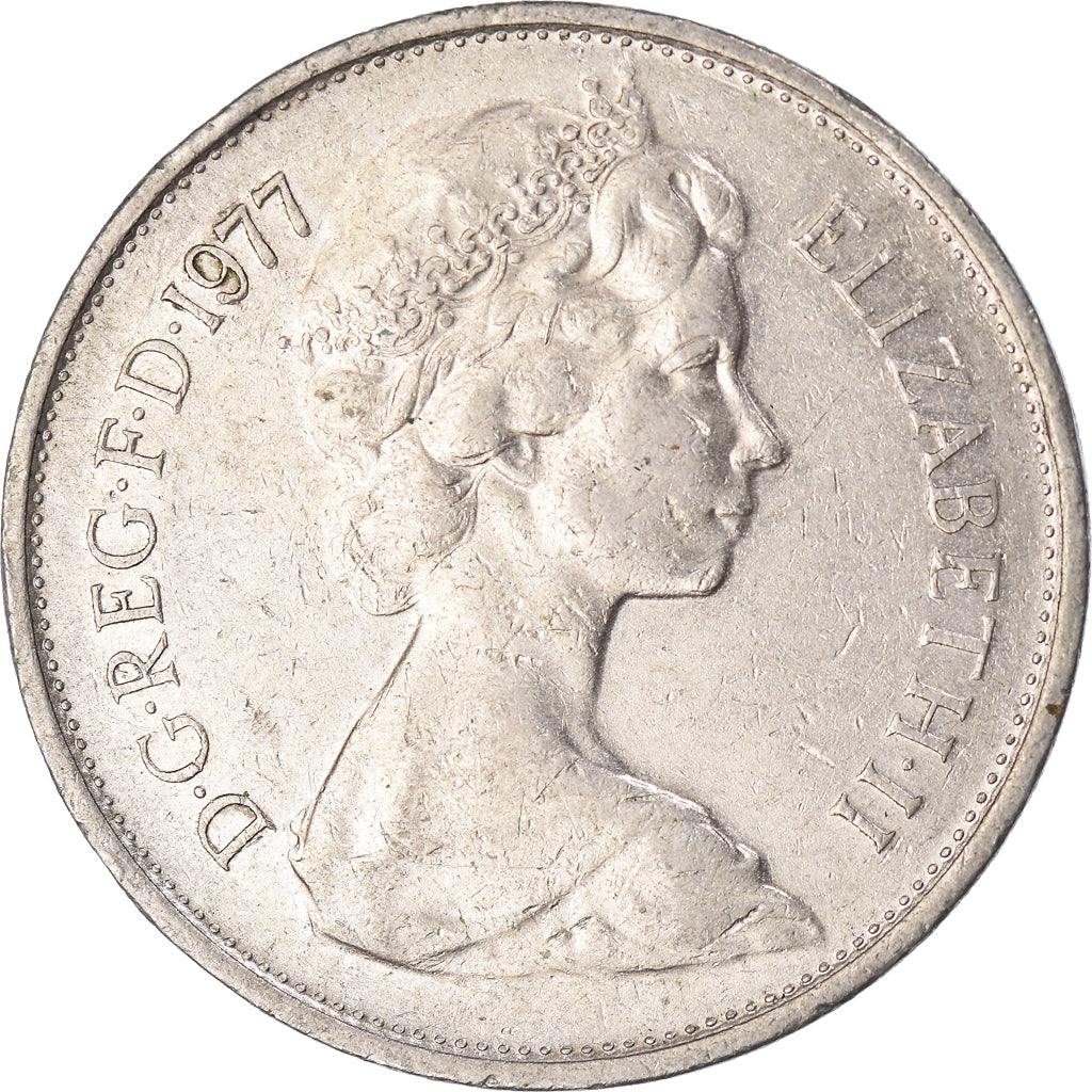 Monnaie, Grande-Bretagne, 10 New Pence, 1977