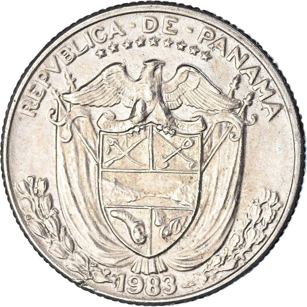 Moeda, Panamá, 1/10 Balboa, 1983