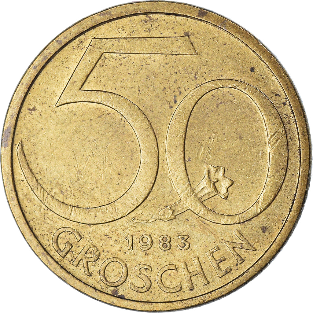 Coin, Austria, 50 Groschen, 1983