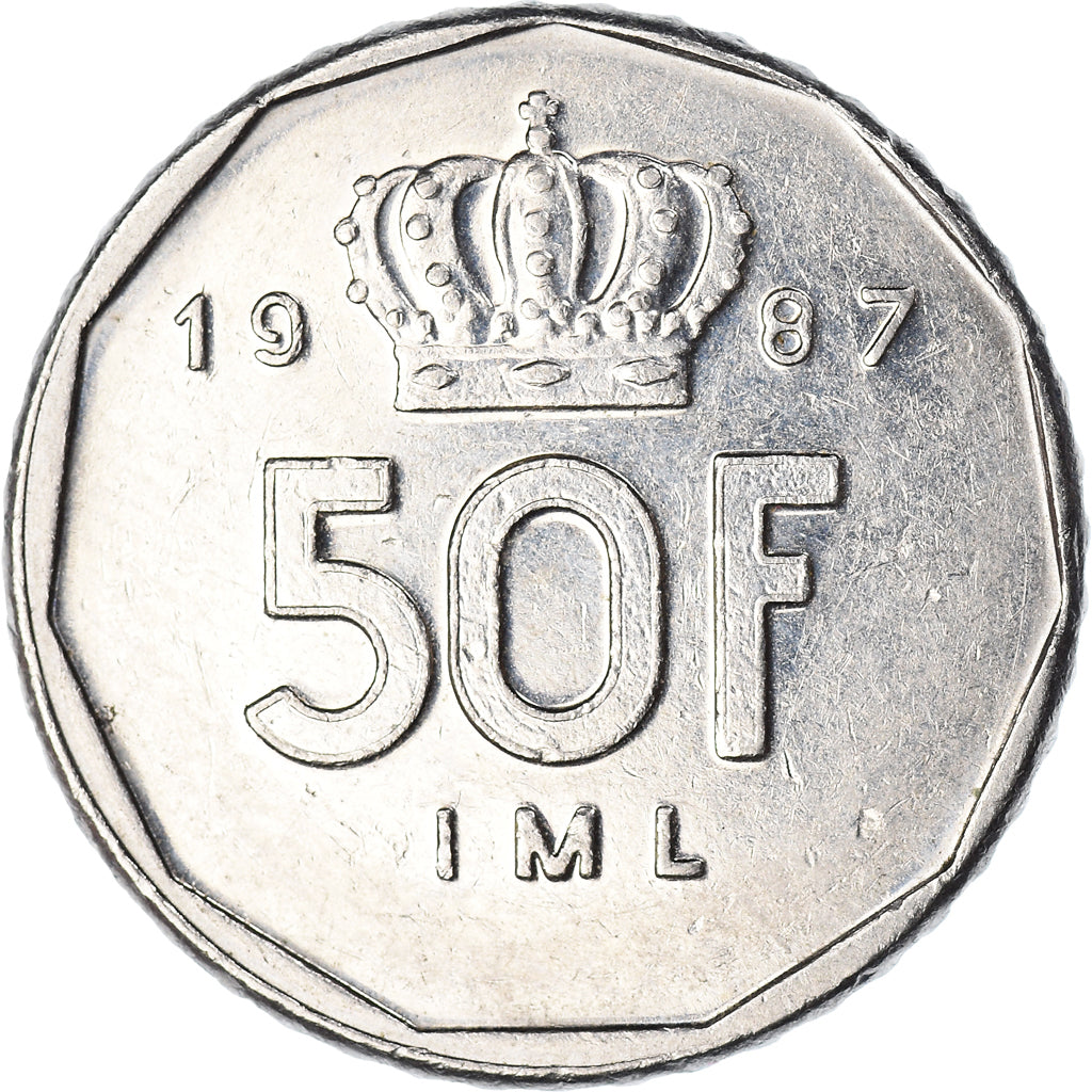 Coin, Luxembourg, 50 Francs, 1987