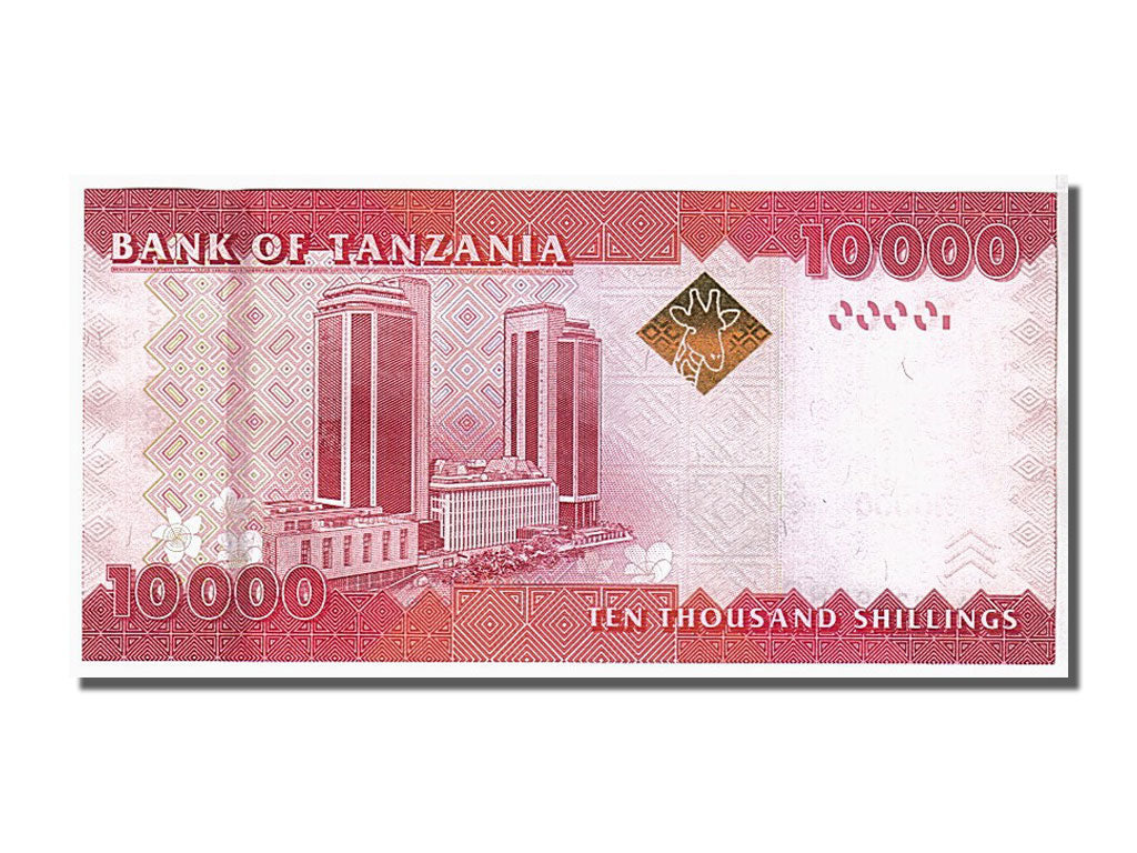 Billete, 10,000 Shilingi, 2010, Tanzania, KM:44, UNC