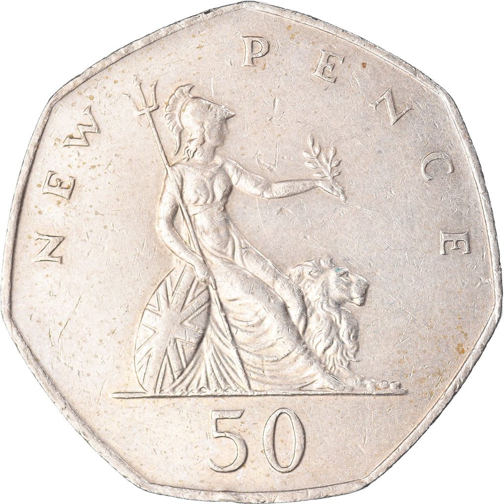 Coin, Great Britain, 50 New Pence, 1981