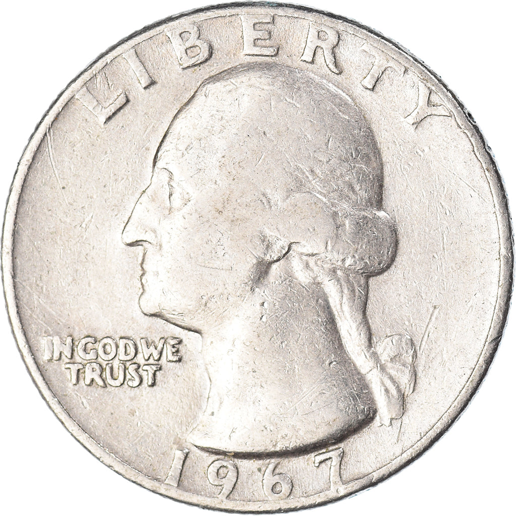 Coin, United States, Quarter, 1967, VF(30-35), Silver