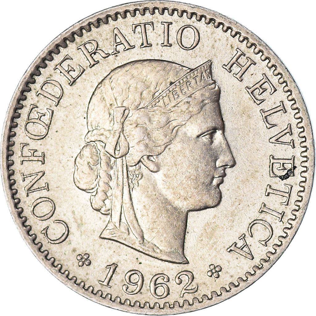 Munten, Zwitserland, 5 Rappen, 1962