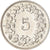 Moneda, Suiza, 5 Rappen, 1962
