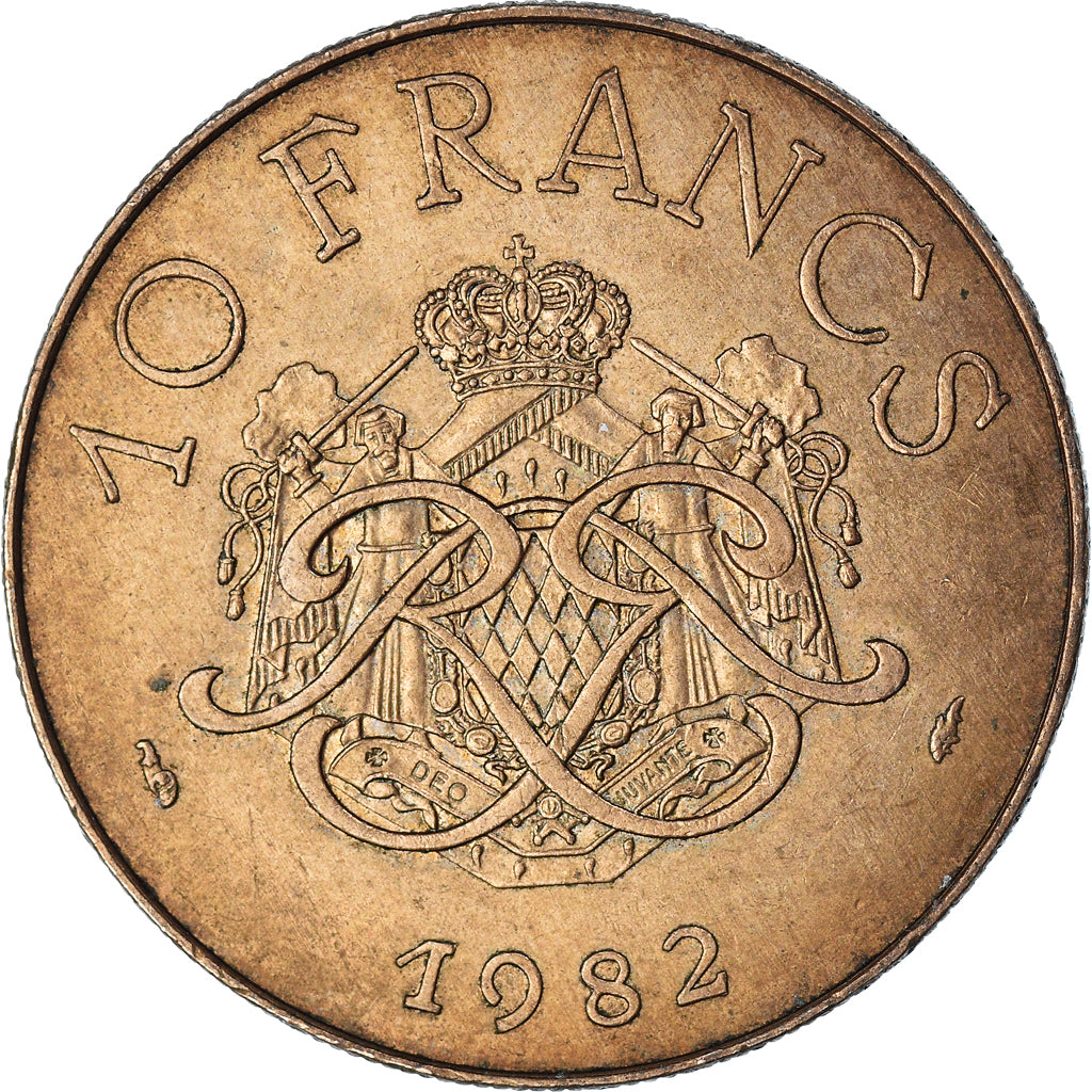 Moneta, Monaco, 10 Francs, 1982