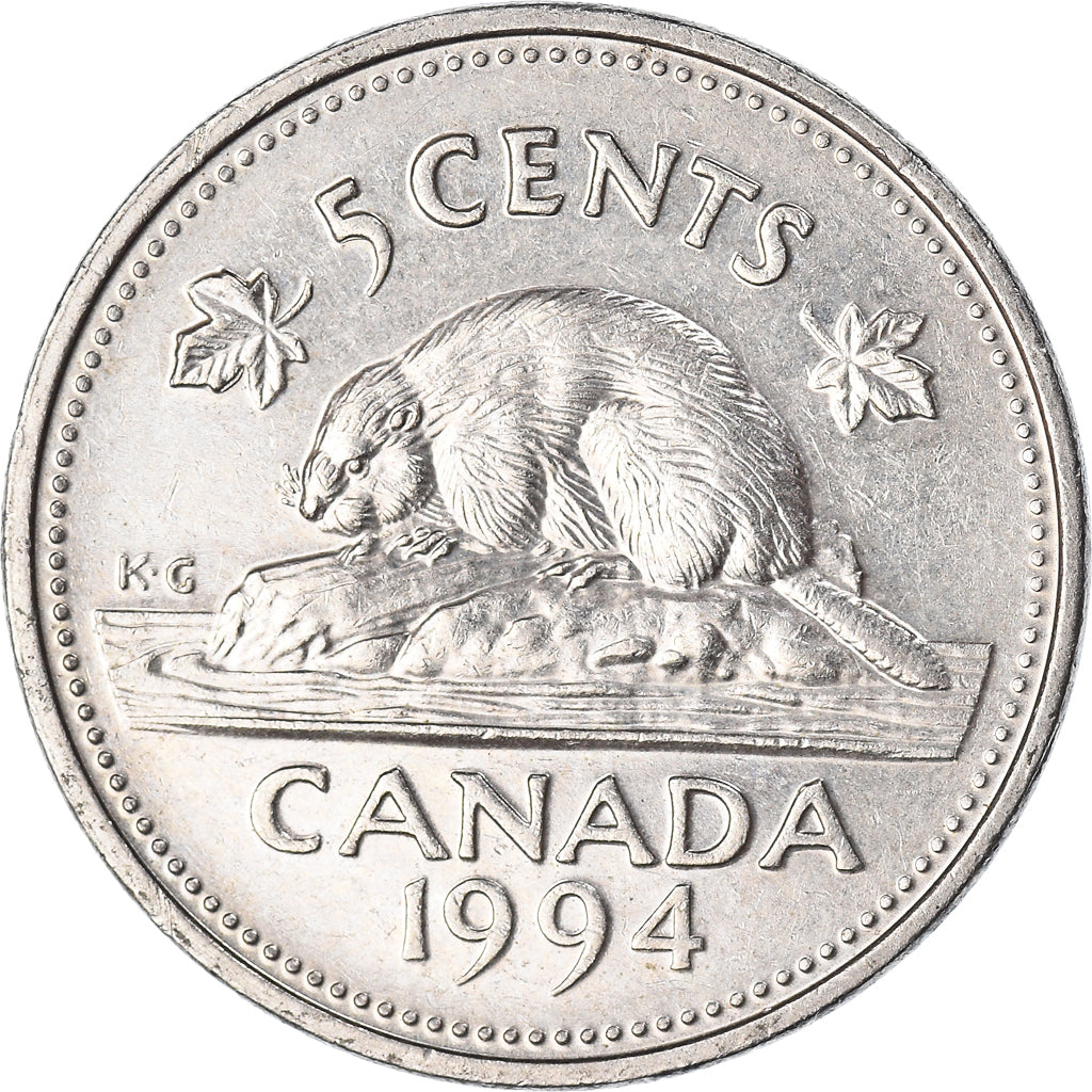 Moneta, Canada, 5 Cents, 1994