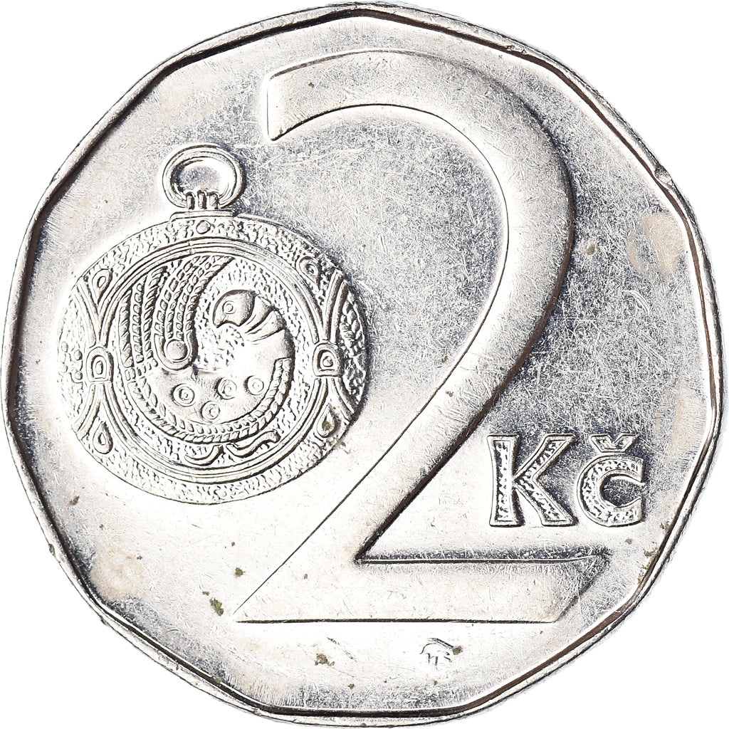 Moneda, República Checa, 2 Koruny, 1994
