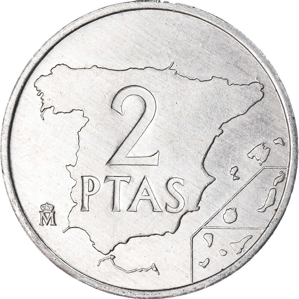 Coin, Spain, 2 Pesetas, 1982