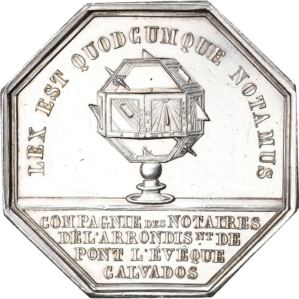 France, Token, Notary, Louis Philippe I, Notaires Pont-l'Evêque