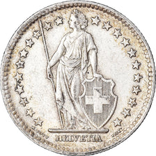 Coin, Switzerland, 2 Francs, 1947, Bern, EF(40-45), Silver, KM:21