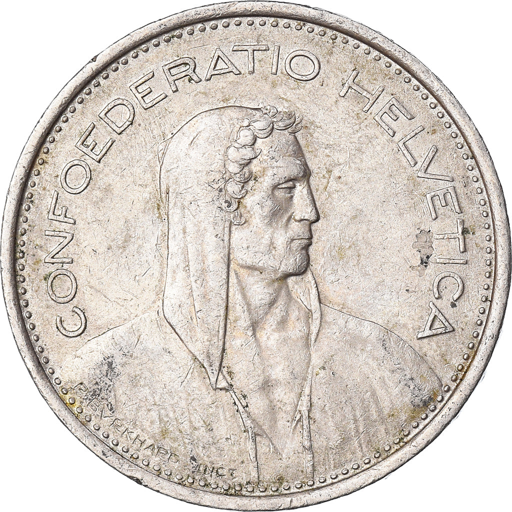 Münze, Schweiz, 5 Francs, 1968, Bern, SS, Kupfer-Nickel, KM:40a.1