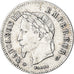 Moneda, Francia, Napoleon III, Napoléon III, 20 Centimes, 1864, Paris, MBC