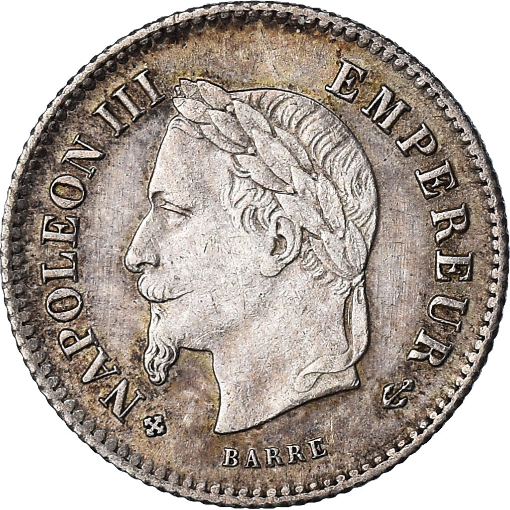 Monnaie, France, Napoleon III, Napoléon III, 20 Centimes, 1867, Strasbourg