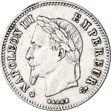 Coin, France, Napoleon III, Napoléon III, 20 Centimes, 1864, Strasbourg