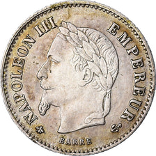 Moneta, Francja, Napoleon III, Napoléon III, 20 Centimes, 1867, Paris