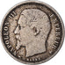 Moneda, Francia, Napoleon III, Napoléon III, 50 Centimes, 1856, Paris, BC+