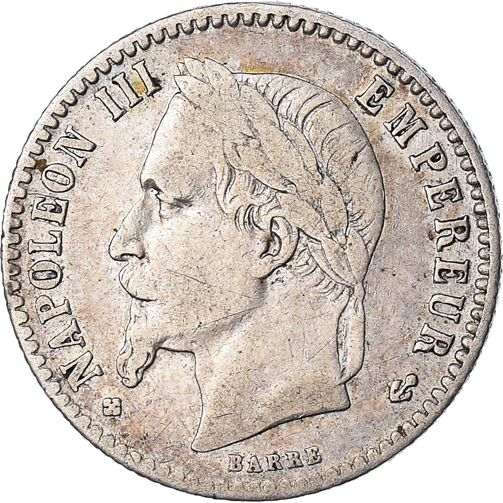 Moneta, Francia, Napoleon III, Napoléon III, 50 Centimes, 1868, Strasbourg