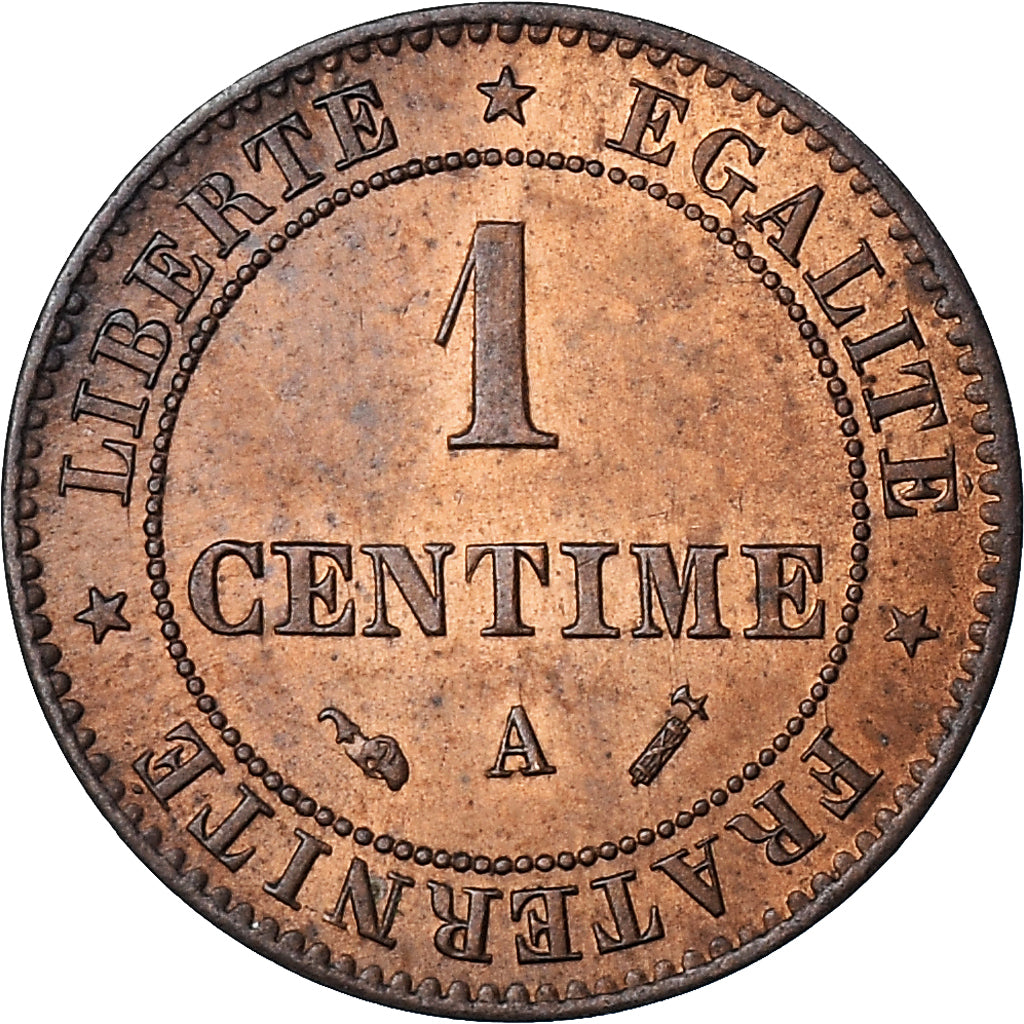 Moneta, Francia, Cérès, Centime, 1896, Paris, SPL-, Bronzo, KM:826.1