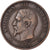 Moeda, França, 5 Centimes, 1853, Lille, AU(50-53), Bronze, KM:M23