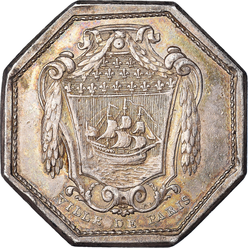France, Jeton, Louis Le Peletier, prévôt des marchands de Paris, 1788