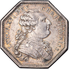 Francja, Jeton, Louis XVI, Trésor Royal, émission de 1780, AU(50-53), Srebro