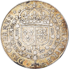 Francia, Jeton, Ordinaire des Guerres, 1650, MBC, Plata, Feuardent:409