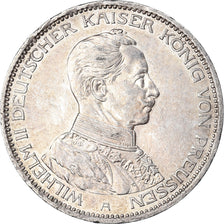 Münze, Deutsch Staaten, PRUSSIA, Wilhelm II, 3 Mark, 1914, Berlin, SS+, Silber